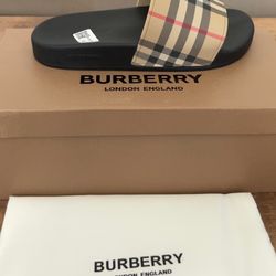 Burberry slides size 6 women’s