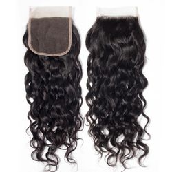 100% INDIAN VIRGIN CLOSURES, BRAIDING HAIR AND BUNDLES