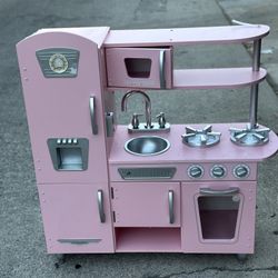 Pink Kidcraft Vintage Play Kitchen