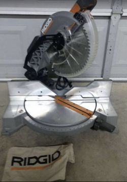 RIDGID 15 Amp 12" Dual Bevel Miter Saw Model