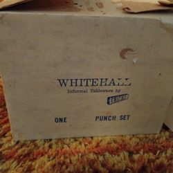 Vintage Whitehall Punch Bowl Set $40