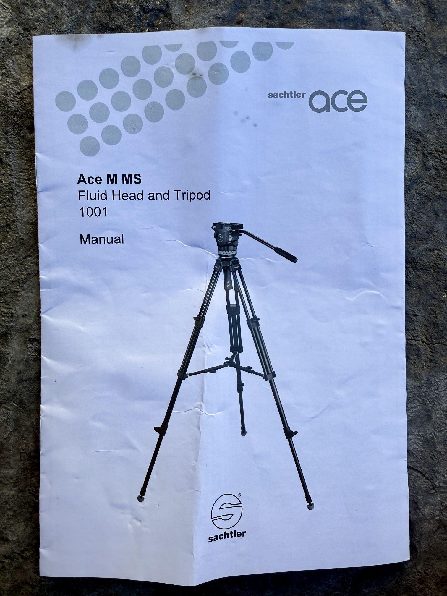 Sachtler Ace M MS Fluid Head with Ace 1001