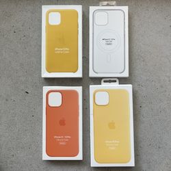 iPhone 14 Plus/12 Pro/11 Pro Apple Leather/Silicone /Clear Cases