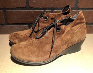 Wolky Suede Wedge Shoes (8)