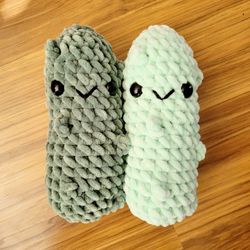 Set Of 2: Pickle Plushies