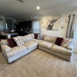 Cozy Sectional and Loveseat 