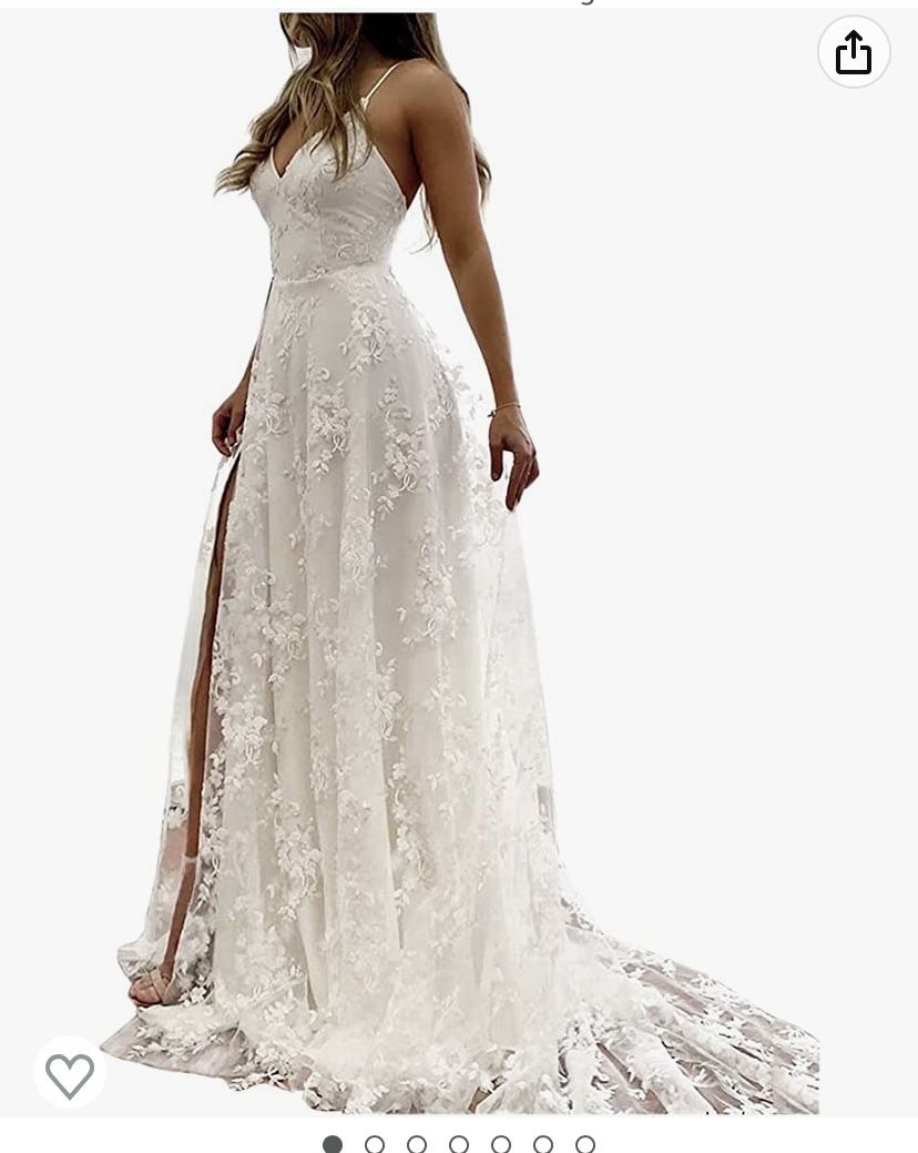 White Prom/wedding Dress