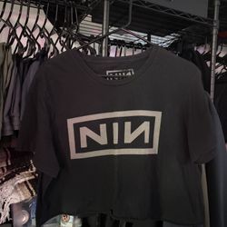 Nine Inch Nails Cropped Tshirt