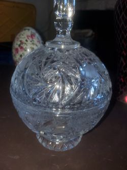 Crystal Egg Candy Dish