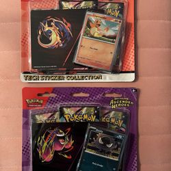 Pokemon Ascended Heroes Tech Sticker Collection Charmander And Ghastly Sealed