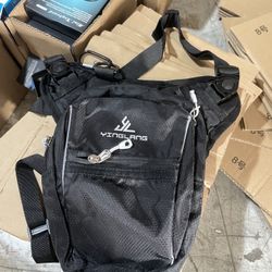 Peicees Leg Bag for Men Fanny Packs Women Men Outdoor Thigh Bags Motorcycle Ride Crossbody Backpack