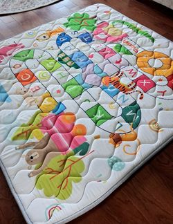 Baby Play Mat used only 2 or 3 time because Grandma's house Condition Like New  size about 50 inches only $15 sale