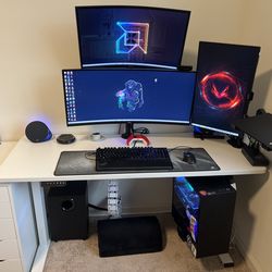 Flexispot Electric Standing Desk (Sit-Stand) + Cable Tray – Excellent Condition