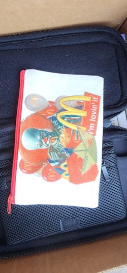 Coin makeup or pencil pouch horror movie theme