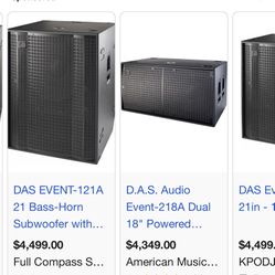 DAS EVENT-121A (Only Used For A Handful Of Events) Like New Condition 