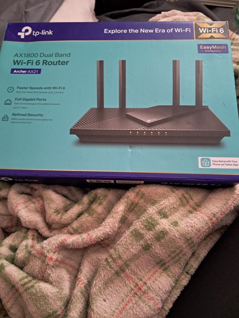 Ax1800 Dual Band Wifi 6 Router