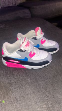Nike Air Max 90 Leather GS 'White Photo Blue Pink'