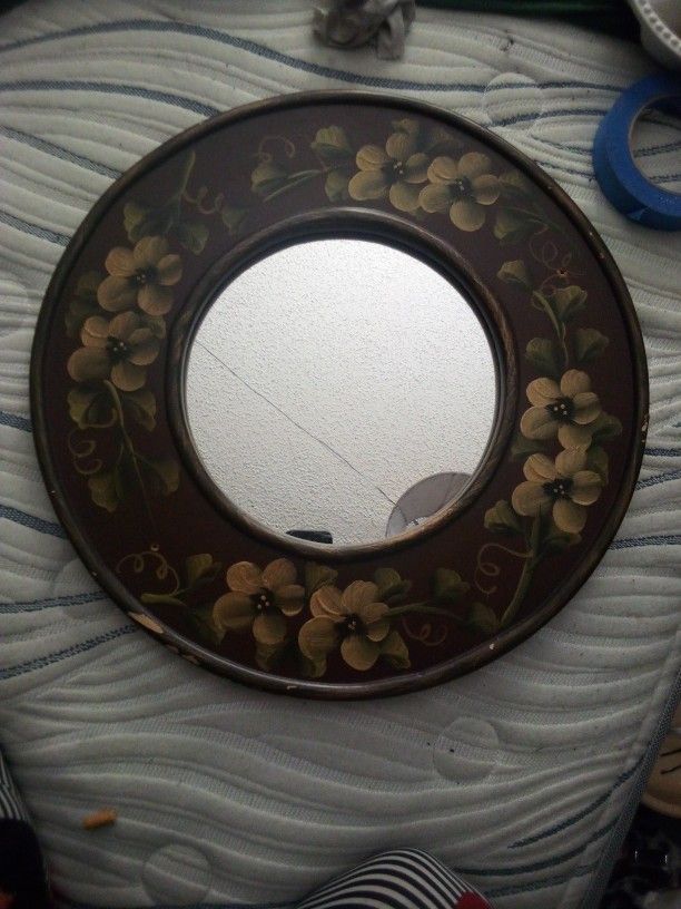 Vintage Round Mirror 