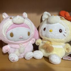 Sanrio hello kitty and my melody Plush