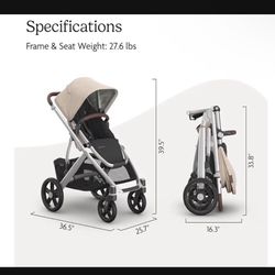 Uppa Vista Stroller With Seat And Bassinet