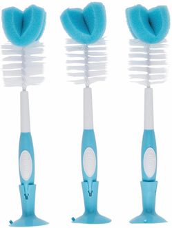 Dr. Brown's Reusable Baby Bottle Cleaning Brush Set 3pk