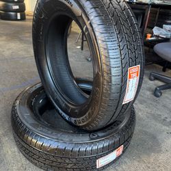 225/65/17 FIRESTONE 2 TIRES SEMI NEW - DOT 2023
