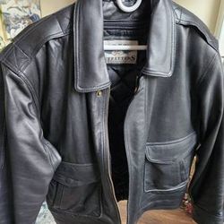 Airline Issued Premium Grade Heavy Weight Leather Bomber Jacket