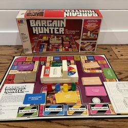 Milton Bradley Bargain Hunter Board Game Vintage 1981 100% Complete MB 4109 Rare