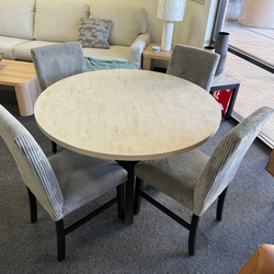 Round Dining Table Set With 4 Chairs