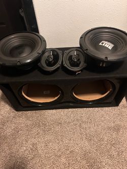 Dual 12” Alpine Subs + Ported Box + 6x8 Speakers