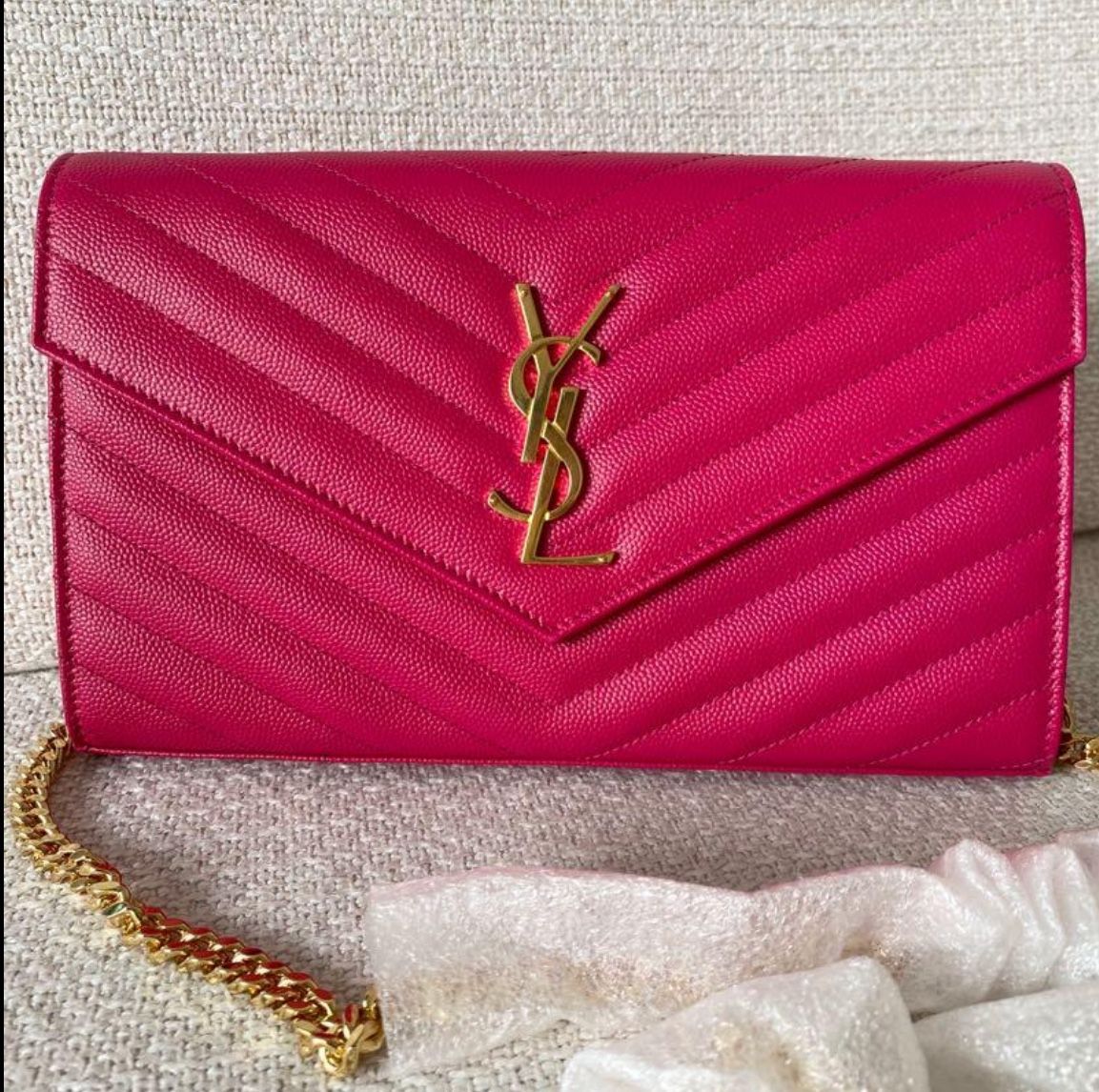 Hot Pink Ysl Purse