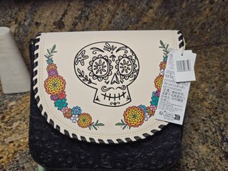 Loungefly Disney Parks Coco Sugar Skull Crossbody Bag