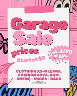 Women Garage Sale 