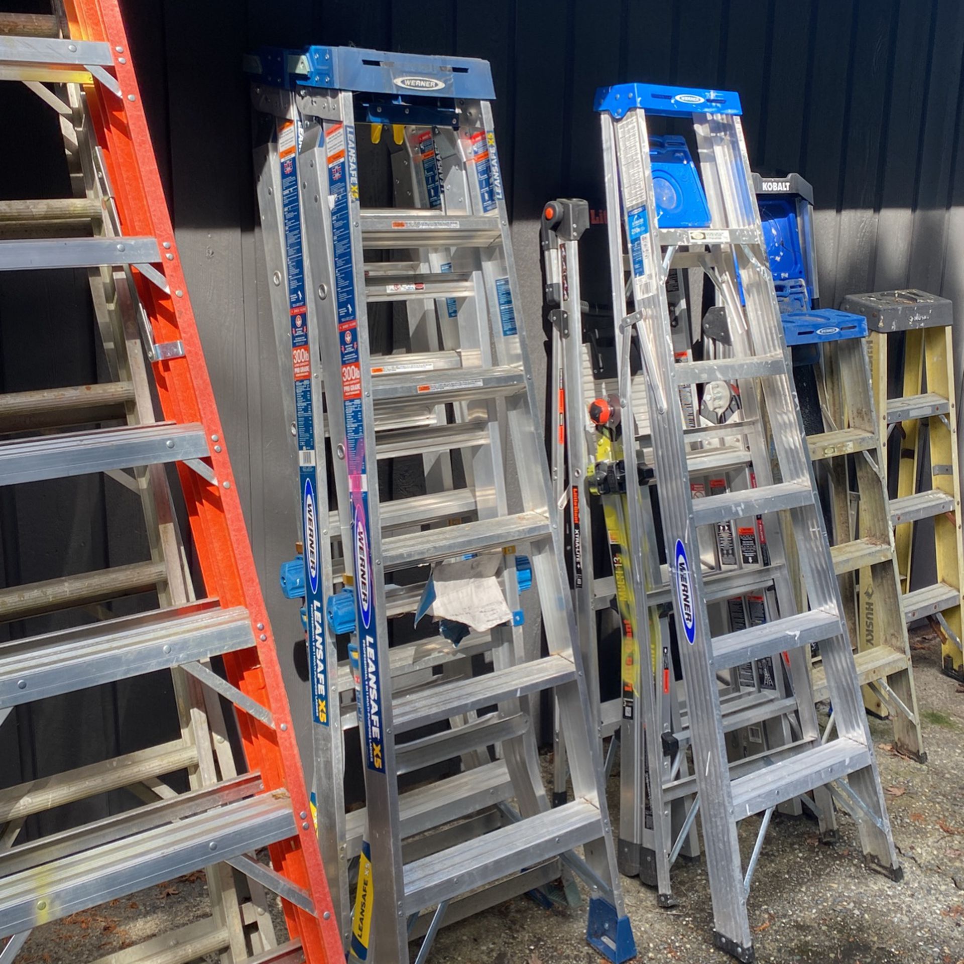 Different Sized Ladders