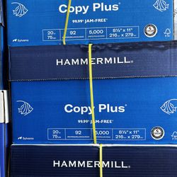 Brand New Hammermill Copy Paper Cases Box  10 Reams 5000 Sheets Per Case