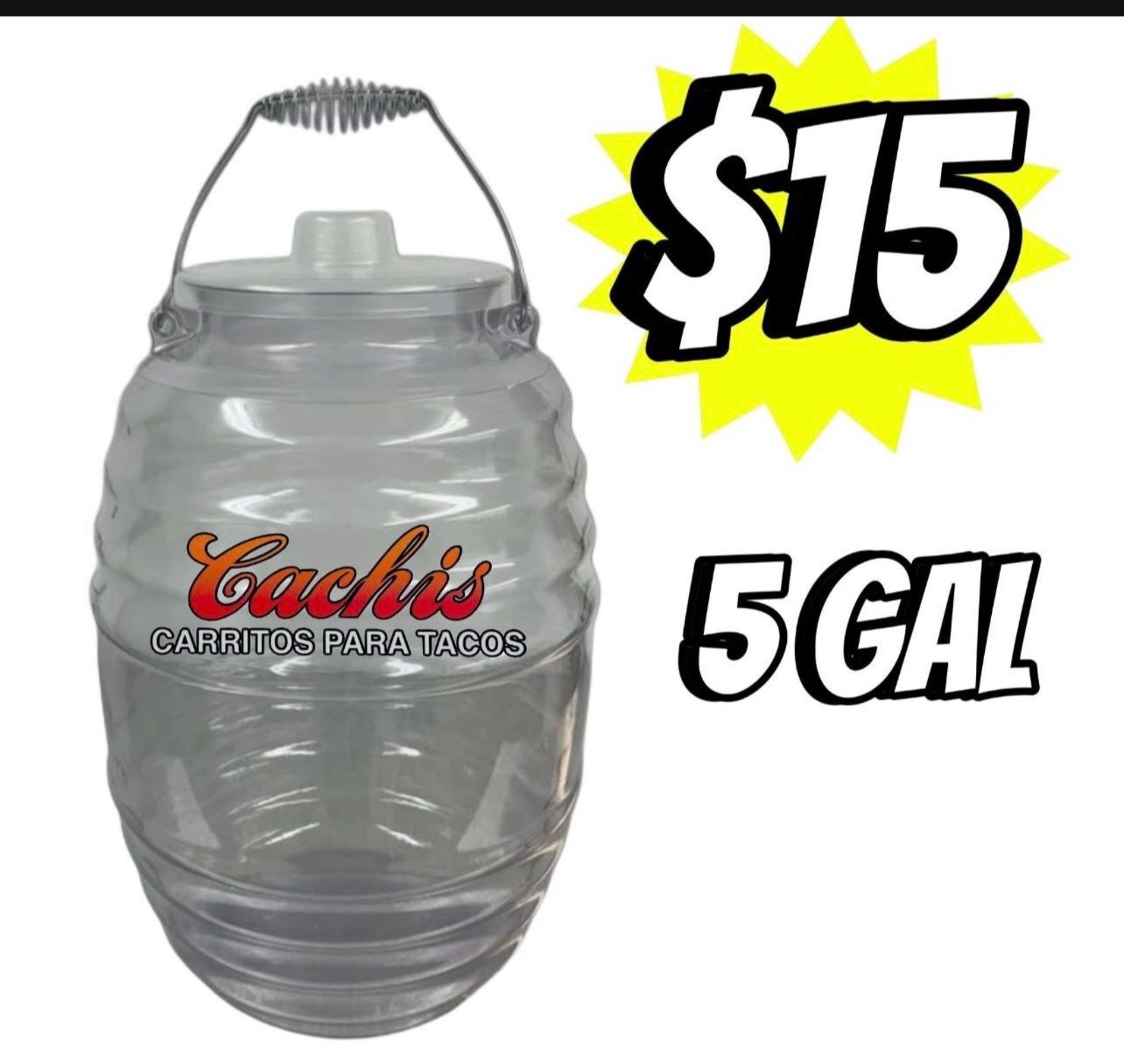 Bitrolero de 5 Galones | New | Nuevo