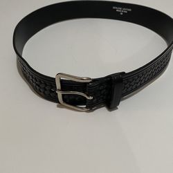 Genuine Leather Basket weave Belt