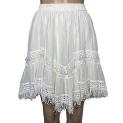 Rococo Sand Women’s Cia White Skirt NEW size XS
