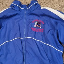 Men Medium Blue cross country jacket