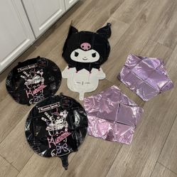 Kuromi Balloon Sets 