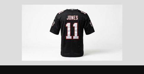 Falcons Jones #11 Jersey - Black