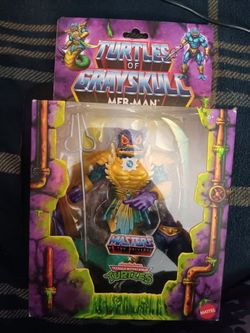 MOTU Turtles of Grayskull Mer-Man – TMNT x Masters of the Universe – NEW Sealed
