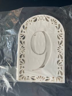 Table numbers
