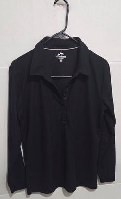Tri-Mountain Lady Stalwart Women’s 100% Polyester Black  Polo size M