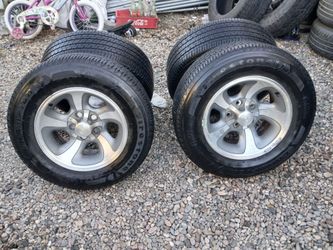 RIMS 215/70R15...5 LUGS FIT CHEVY CAMARO CHEVY S.10 CHEVY BLAYZER CHEVY CAMINO RANGE ROVER