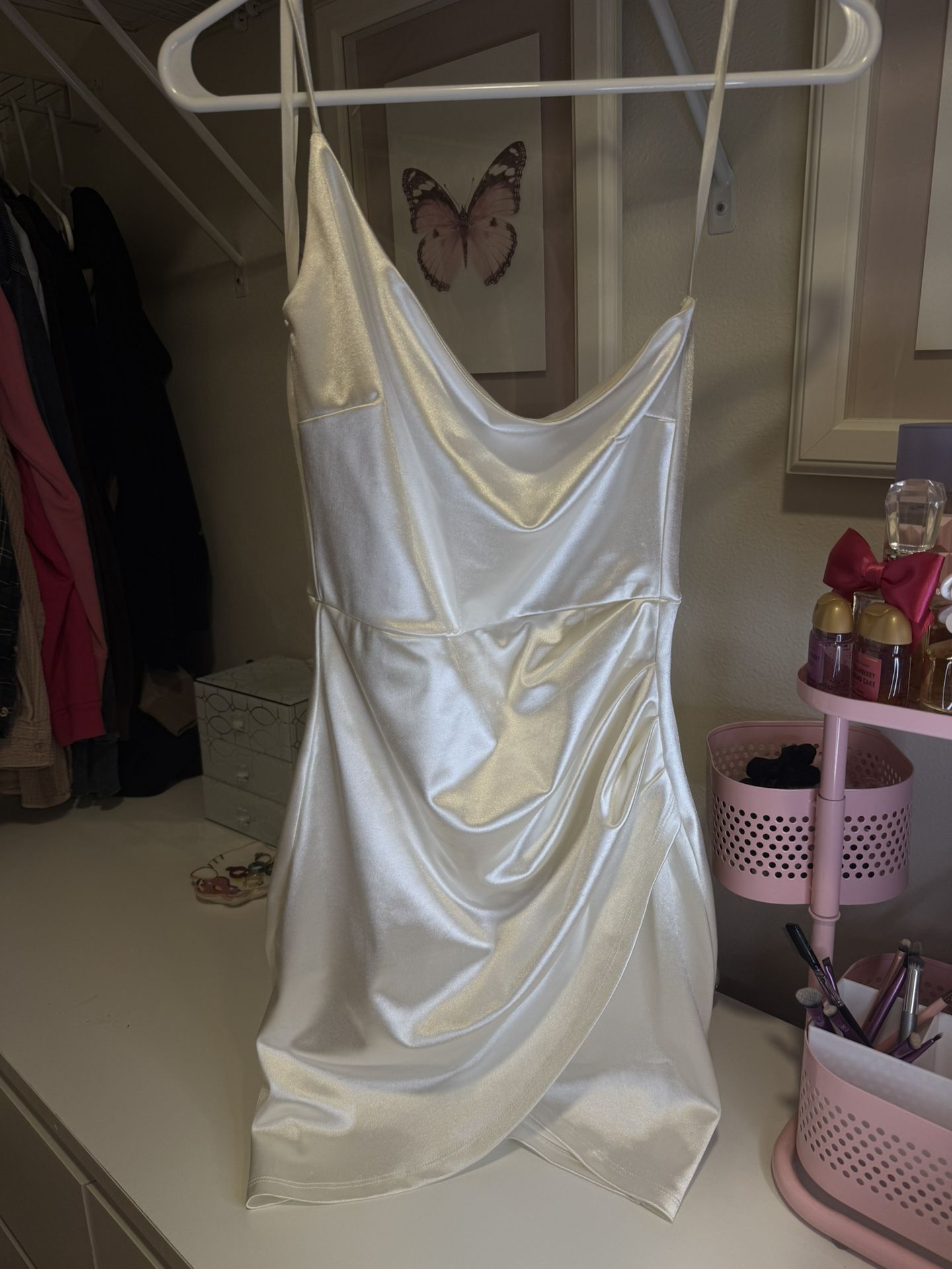 White Windsor Homecoming Dress