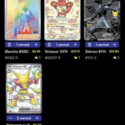  full set Pokemon Singles 