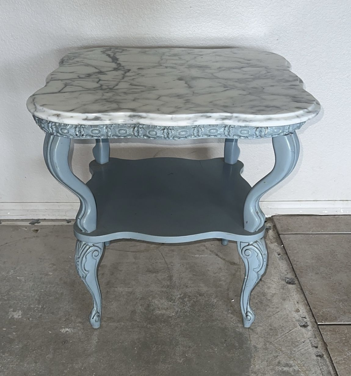 Antique Marble End table