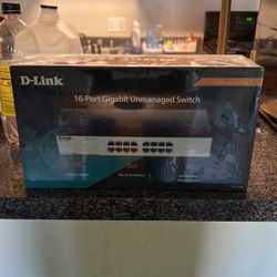 DLink 16 Port Gigabit Switch 