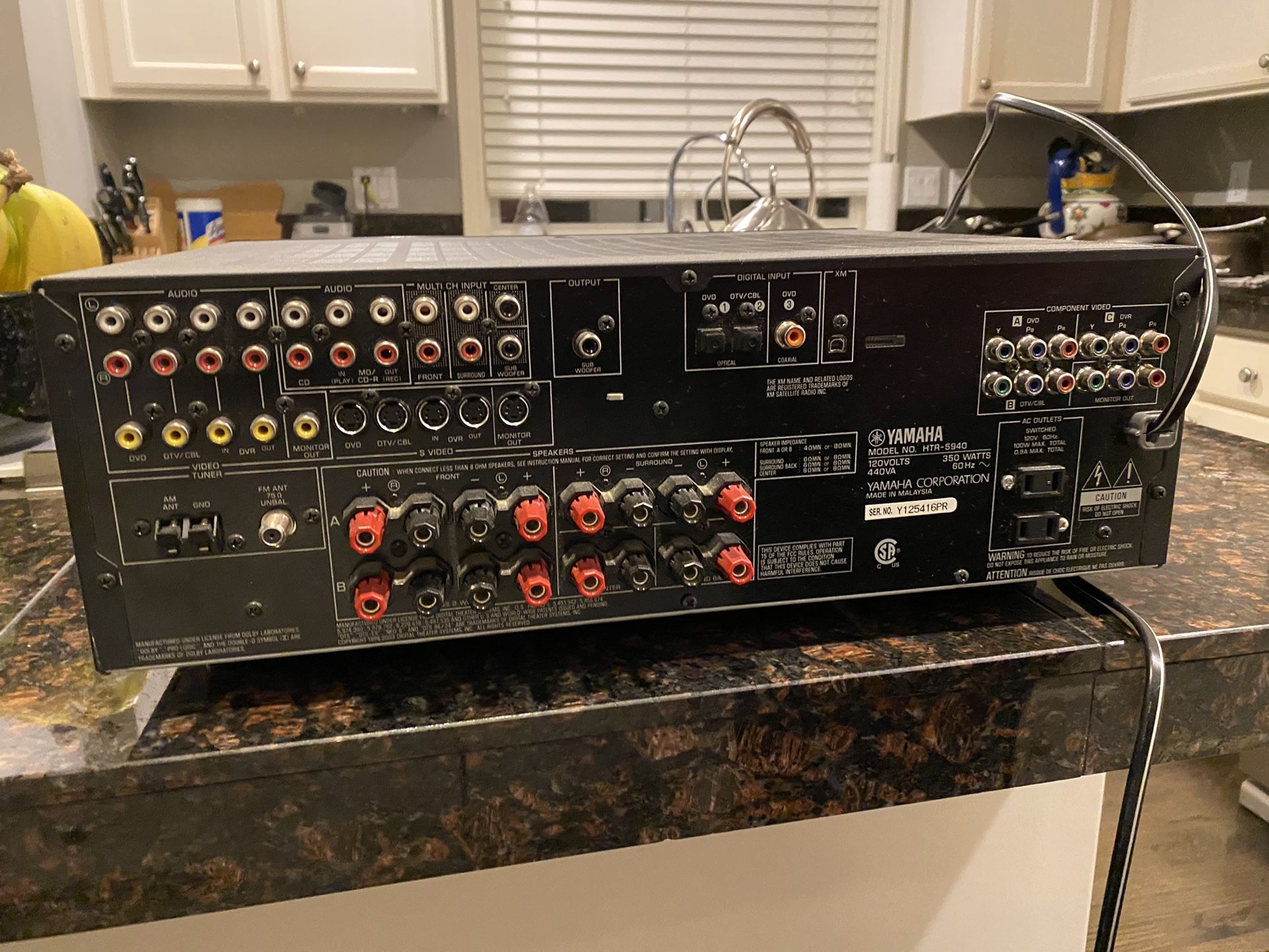 Yamaha htr5940 receiver for Sale in Lake Oswego, OR OfferUp